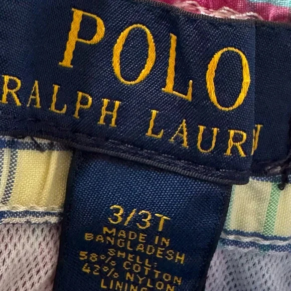 Polo by Ralph Lauren Blue and Pink Plaid Shorts - Picture 3 of 6